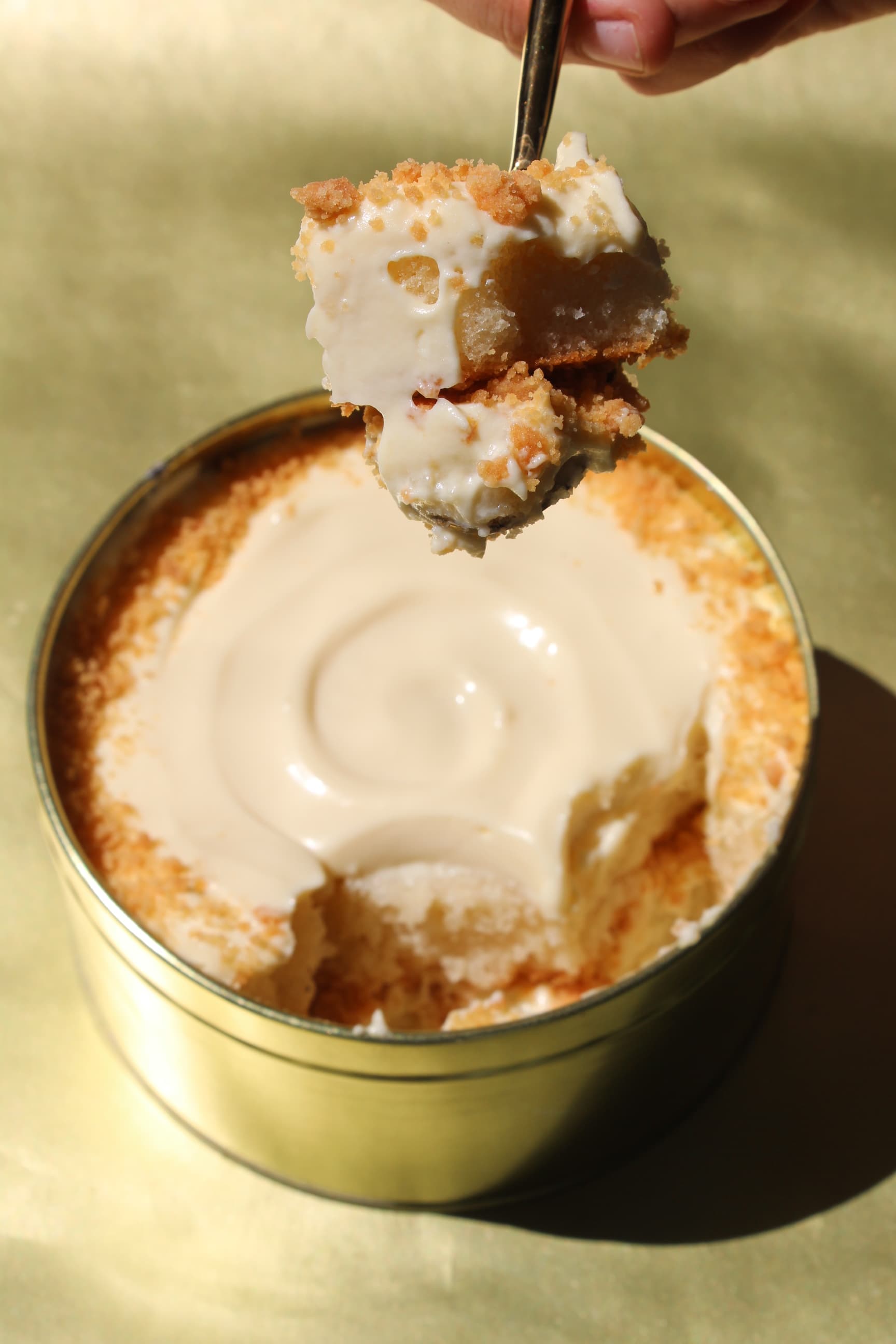 Creamy Vanilla Cheesecake Tin from Butter Bakery in Jaipur - Premium dessert